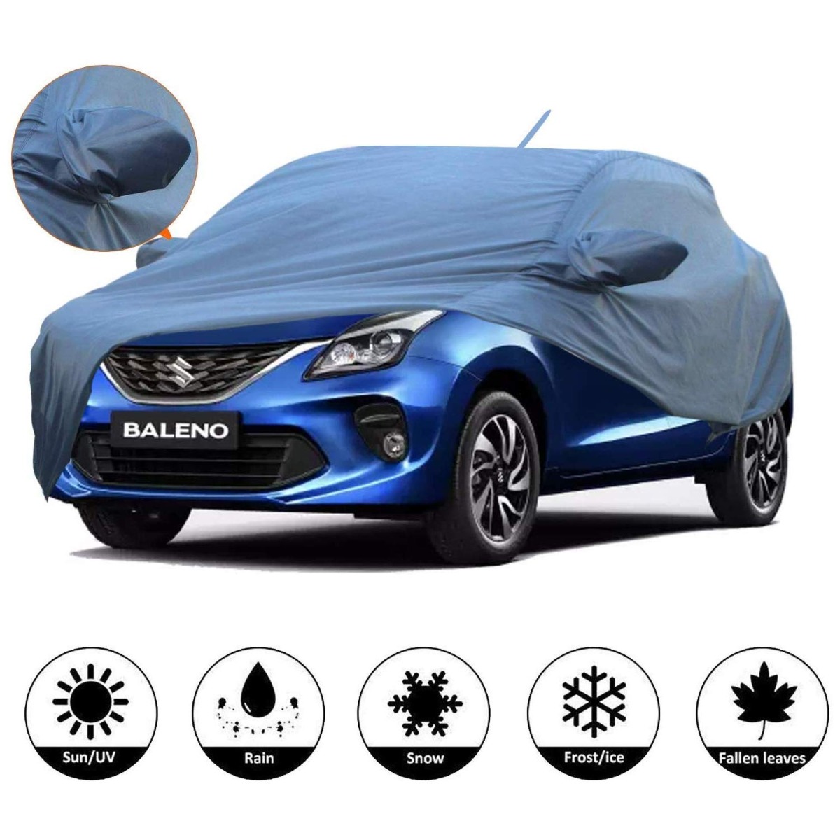 AllExtreme BN7006 Car Body Cover for Maruti Suzuki Baleno with Antenna  Pocket
