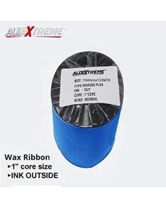 AllExtreme Thermal Transfer Resin Enhanced Wax Ribbon Ink Outside for Barcode Label Tag Printing (42MM*200M, Pack of 2)